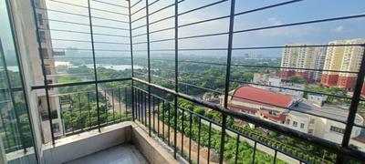 Balcony Image of 1351 Sq.ft 3 BHK Apartment / Flat for sale in New Town Kolkata for Rs. 11100000