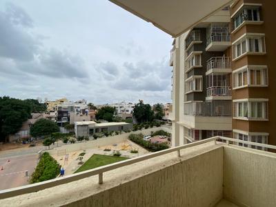 Balcony Image of 1570 Sq.ft 3 BHK Apartment / Flat for rent in Hoysala Ace, Sahakara Nagar Bengaluru for Rs. 54000