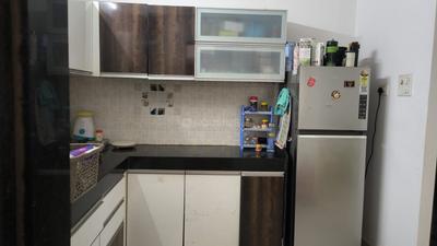 Kitchen Image of 950 Sq.ft 2 BHK Apartment / Flat for sale in Nirman Abhilasha, Lohegaon Pune for Rs. 7100000