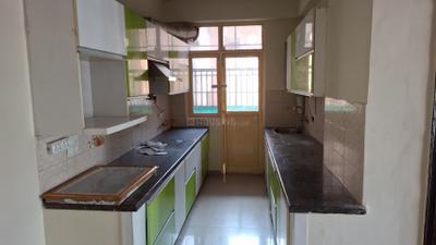 Kitchen Image of 1898 Sq.ft 3 BHK Apartment / Flat for rent in Kingswood Court, Crossings Republik Ghaziabad for Rs. 24500