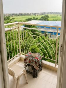 Balcony Image of 585 Sq.ft 1 BHK Apartment / Flat for sale in Aditya Urban Royale, Bamheta Village Ghaziabad for Rs. 3500000