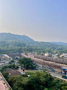 Balcony Image of 600 Sq.ft 1 BHK Apartment / Flat for rent in Unique Vistas, Thane West Thane for Rs. 35000