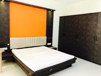 Bedroom Image of 1200 Sq.ft 1 BHK Apartment / Flat for rent in Shyamal Ahmedabad for Rs. 30000