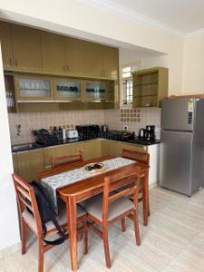 Kitchen Image of 1200 Sq.ft 1 BHK Penthouse for rent in Cox Town Bengaluru for Rs. 50000