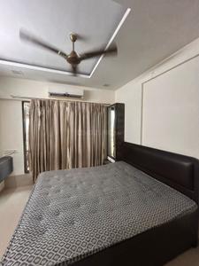 Bedroom Image of 670 Sq.ft 1 BHK Apartment / Flat for rent in Vaibhavlaxmi Aurigae Residency, Kandivali East Mumbai for Rs. 39000