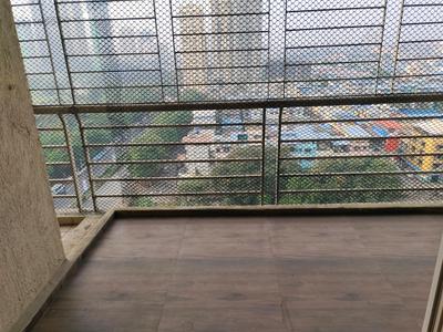 Bedroom One Image of 1000 Sq.ft 2 BHK Apartment / Flat for rent in Retro Avenue, Kopar Khairane Navi Mumbai for Rs. 46000