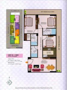 Image of 984 Sq.ft 2 BHK Apartment / Flat for sale in Gitanjali Shreeniketan, Lukarganj, Allahabad for Rs. 10200000