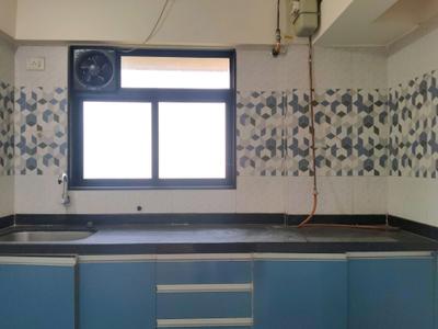 Kitchen Image of 533 Sq.ft 1 BHK Apartment / Flat for rent in Kasarvadavali Thane for Rs. 21000