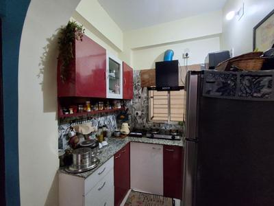 Kitchen Image of 500 Sq.ft 2 BHK Apartment / Flat for sale in Basu Dream Sunrise, Rajarhat Kolkata for Rs. 3250000