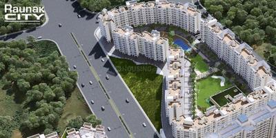 Image of 600 Sq.ft 1 BHK Apartment / Flat for sale in Raunak City, Kalyan West, Kalyan for Rs. 3950000