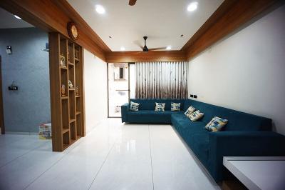 Living Room Image of 2025 Sq.ft 3 BHK Apartment / Flat for sale in Nikol Ahmedabad for Rs. 9900000
