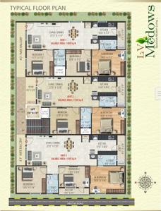 Image of 1400 Sq.ft 3 BHK Apartment / Flat for sale in Vajarahalli, Bengaluru for Rs. 8398000