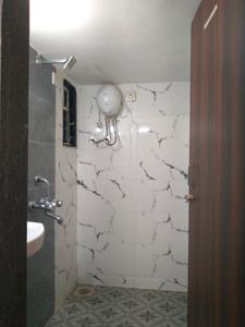 Common Bathroom Image of 850 Sq.ft 2 BHK Apartment / Flat for rent in Thakur Galaxy, Boisar Mumbai for Rs. 18000