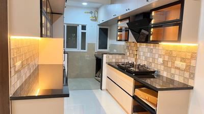 Kitchen Image of 1983 Sq.ft 3.5 BHK Apartment / Flat for rent in L And T Raintree Boulevard, Sahakara Nagar Bengaluru for Rs. 82000