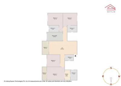 Image of 2405 Sq.ft 4 BHK Apartment / Flat for sale in Casagrand Flamingo by Casagrand Builder Private Limited, HSR Layout, Bengaluru for Rs. 40700000