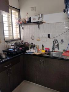 Kitchen Image of 600 Sq.ft 1 BHK Apartment / Flat for rent in New Tippasandra Bengaluru for Rs. 32000