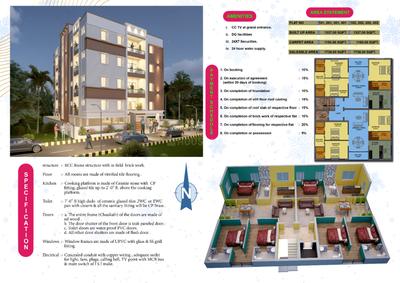 Image of 1337 Sq.ft 3 BHK Apartment / Flat for sale in Saheed Nagar, Bhubaneswar for Rs. 16200000