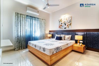 Bedroom Image of 1000 Sq.ft 2 BHK Apartment / Flat for sale in Adarsh Greens, Kogilu Bengaluru for Rs. 12500000