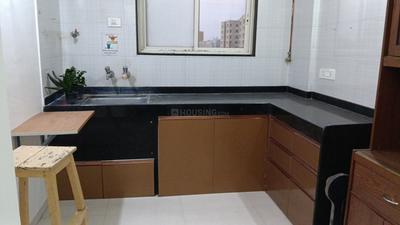 Kitchen Image of 891 Sq.ft 2 BHK Apartment / Flat for rent in Nyati Elan, Wagholi Pune for Rs. 26000