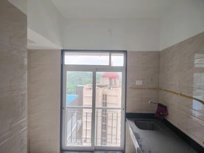 Kitchen Image of 610 Sq.ft 1 BHK Apartment / Flat for rent in Cosmos Park, Kasarvadavali Thane for Rs. 16001