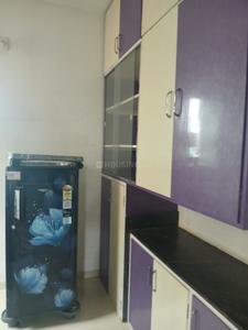Kitchen Image of 1200 Sq.ft 1 BHK Apartment / Flat for rent in Vishvam Enclave, Shilaj Ahmedabad for Rs. 25000