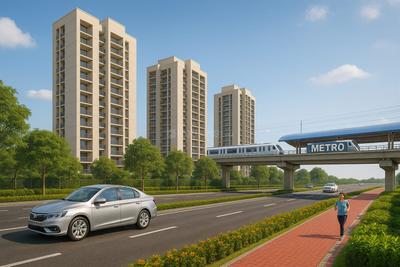 Image of 954 Sq.ft 2 BHK Apartment / Flat for sale in Orange City Heights, Khairy, Nagpur for Rs. 4200000