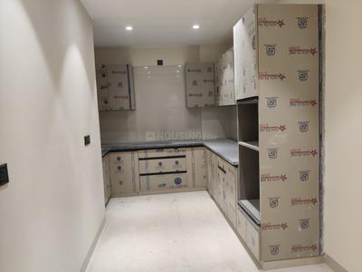 Kitchen Image of 3500 Sq.ft 3 BHK Builder Floor for rent in Freedom Fighters Enclave New Delhi for Rs. 55000