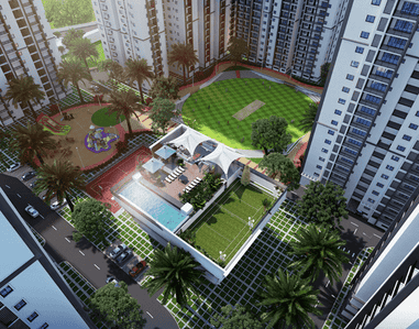 Image of 1380 Sq.ft 2 BHK Apartment / Flat for sale in SMR Vinay Iconia Phase II Block 1A Block 1B, Kondapur, Hyderabad for Rs. 13600000