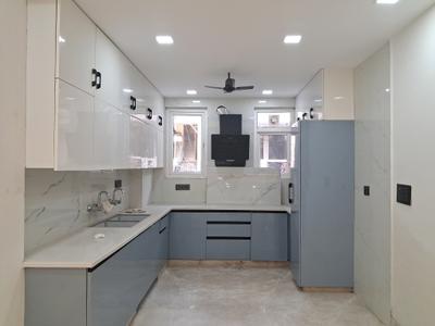Kitchen Image of 1200 Sq.ft 3 BHK Builder Floor for rent in Paschim Vihar New Delhi for Rs. 55000