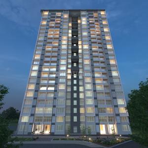 Image of 733 Sq.ft 2 BHK Apartment / Flat for sale in Starwing I Stay Tower G, Andheri East, Mumbai for Rs. 18200000