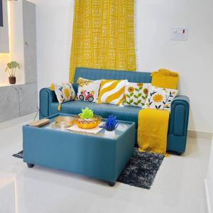 Hall Image of 942 Sq.ft 1 BHK Apartment / Flat for rent in Gachibowli Hyderabad for Rs. 30000