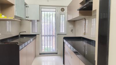 Kitchen Image of 654 Sq.ft 2 BHK Apartment / Flat for sale in Rustomjee Erika, Bandra East Mumbai for Rs. 24000000