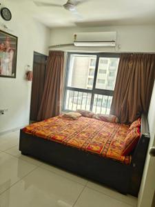 Bedroom Image of 1500 Sq.ft 3 BHK Apartment / Flat for rent in Adani Amogha, Shantigram Ahmedabad for Rs. 41000