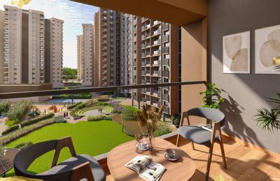 Balcony Image of 2070 Sq.ft 3 BHK Apartment / Flat for sale in Vaishno Devi Circle Ahmedabad for Rs. 14000000