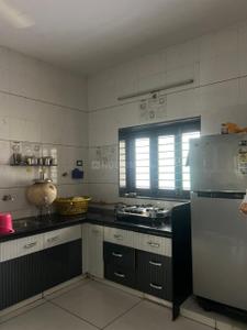 Kitchen Image of 1080 Sq.ft 2 BHK Builder Floor for rent in Jivrajpark Ahmedabad for Rs. 35000