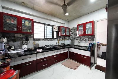 Kitchen Image of 2925 Sq.ft 4 BHK Apartment / Flat for sale in Bodakdev Ahmedabad for Rs. 16900000