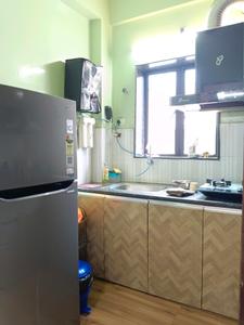 Kitchen Image of 980 Sq.ft 2 BHK Apartment / Flat for rent in Riya Manbhari Ananya, Harinavi Kolkata for Rs. 20000