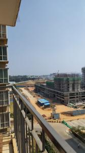 Balcony Image of 1114 Sq.ft 2 BHK Apartment / Flat for rent in Bhartiya Nikoo Homes Phase 2, Thanisandra Bengaluru for Rs. 37500
