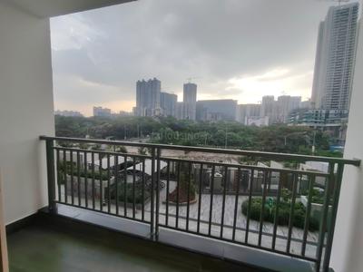 Balcony Image of 1360 Sq.ft 2 BHK Apartment / Flat for rent in Rajapushpa Provincia, Narsingi Hyderabad for Rs. 60000