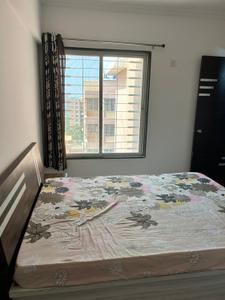 Bedroom Image of 980 Sq.ft 2 BHK Apartment / Flat for rent in GK Silverland Residency Phase III, Ravet Pune for Rs. 30000