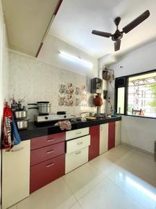 Kitchen Image of 780 Sq.ft 1 BHK Apartment / Flat for sale in Thane West Thane for Rs. 6300000