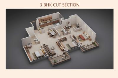Image of 1909 Sq.ft 3 BHK Apartment / Flat for sale in Anand Nagar, Sinhagad Road, Pune for Rs. 20200000