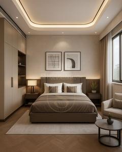 Bedroom Image of 1400 Sq.ft 3 BHK Apartment / Flat for rent in Pottammal Kozhikode for Rs. 33500