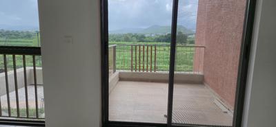 Balcony Image of 1015 Sq.ft 2 BHK Apartment / Flat for rent in Shapoorji Pallonji Joyville Sensorium, Maan Pune for Rs. 25000