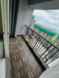 Balcony Image of 975 Sq.ft 2 BHK Apartment / Flat for rent in Kolte Patil Life Republic Sector R16 16th Avenue Arezo, Hinjawadi Pune for Rs. 23005