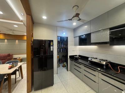 Kitchen Image of 2340 Sq.ft 3 BHK Apartment / Flat for sale in Koba Gandhinagar for Rs. 15000000