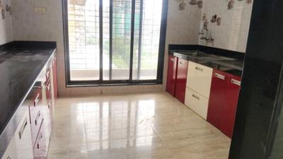 Kitchen Image of 1480 Sq.ft 3 BHK Apartment / Flat for rent in Shree Sawan Lifestyle, Kharghar Navi Mumbai for Rs. 50000