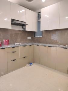 Kitchen Image of 1200 Sq.ft 3 BHK Builder Floor for rent in Rajpur New Delhi for Rs. 32500