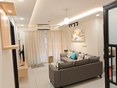 Hall Image of 1300 Sq.ft 2 BHK Apartment / Flat for rent in Maradu Kochi for Rs. 40000