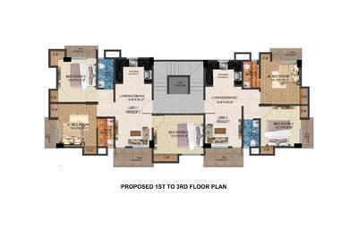 Image of 1060 Sq.ft 3 BHK Apartment / Flat for sale in Lalmati, Guwahati for Rs. 5200000